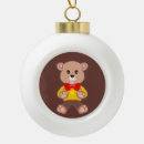 Search for brown bear christmas tree decorations Teddy