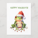 Search for funny frog christmas cards Winter