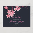 Search for cherry blossom save the dates Elegant