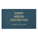 Search for gold name tags Business