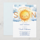 Search for here comes the son baby shower invitations Whimsical