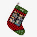 Search for plaid christmas stockings Snowflakes