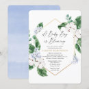 Search for floral baby boy shower invitations Shower by mail
