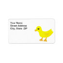 Search for rubber duck return address labels Baby shower