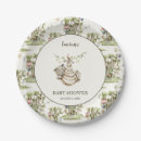 Search for woodland animals plates Baby shower