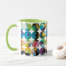 Search for yellow polka dots mugs Black