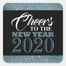 Search for sparkling happy new year stickers New year's eve