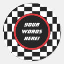 Search for stock car stickers Chequered