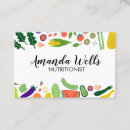 Search for fruit and vegetables business cards Healthy