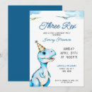 Search for third dinosaur birthday invitations Kids birthday party