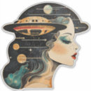 Search for alien universe stickers Extraterrestrial