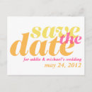 Search for spring save the date postcards Pink