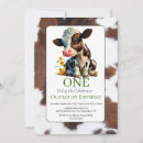 Search for cute cow birthday invitations Boy girl