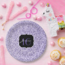 Search for purple sweet 16 plates Sparkle