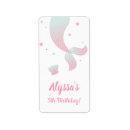 Search for girl pink return address labels Pastel