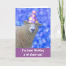 Search for barnyard animals birthday cards Sheep