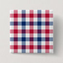 Search for blue plaid pattern badges White