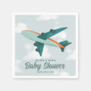 Search for airplane baby shower Blue