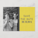 Search for yellow grey save the dates Unique