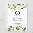 Search for garden 60th birthday invitations Botanical