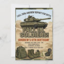 Search for army tank invitations Soldier