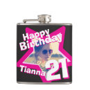 Search for 21st birthday flasks Pink