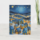 Search for starry night christmas cards Blue