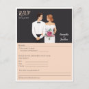 Search for bride and groom drawing cards invites Modern