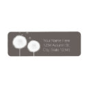 Search for dandelion return address labels Bridal