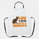 Search for bengals aprons Cat with book
