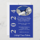 Search for silver graduation invitations Royal blue
