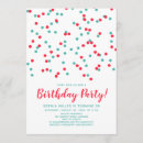 Search for red birthday invitations Chic