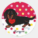 Search for long haired dachshund stickers Dackel