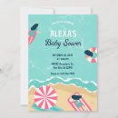 Search for surf baby shower invitations Pink