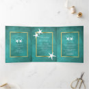 Search for starfish wedding invitations Gold
