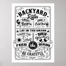 Search for backyard posters Typography