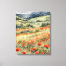 Search for poppy field canvas prints Poppies