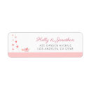 Search for pink bird return address labels Valentine