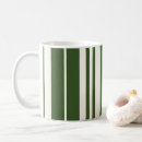 Search for green white striped mugs Elegant