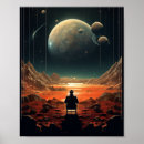 Search for vintage mars posters Astronaut