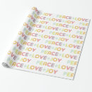 Search for peace wrapping paper Peace and love