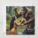 Search for bigfoot valentines day cards Yeti