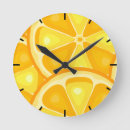 Search for orange fruit clocks Lime
