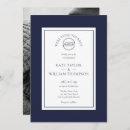 Search for rope wedding invitations Navy blue