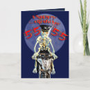 Search for skeleton birthday cards Biker