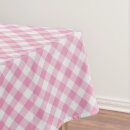 Search for pink and white gingham tablecloths Geometric