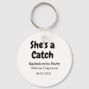 Search for bachelorette weekend key rings Bridal shower name date