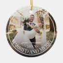 Search for merry and married christmas tree decorations First christmas together