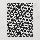Search for black and white geometric patterns postcards Simple