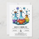 Search for a mad scientist invitations Science
